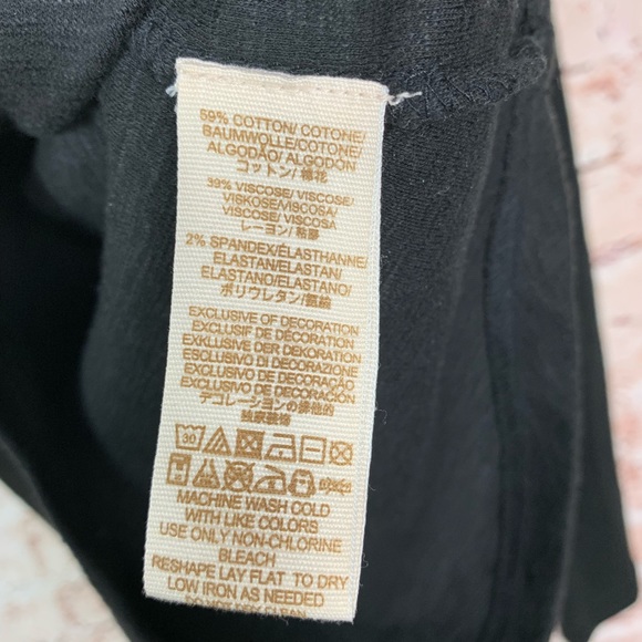 Free People Lucky Lace Up Black Top - Picture 5 of 6